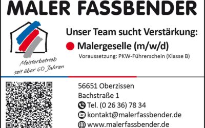 Wir suchen: Malergeselle (m/w/d)